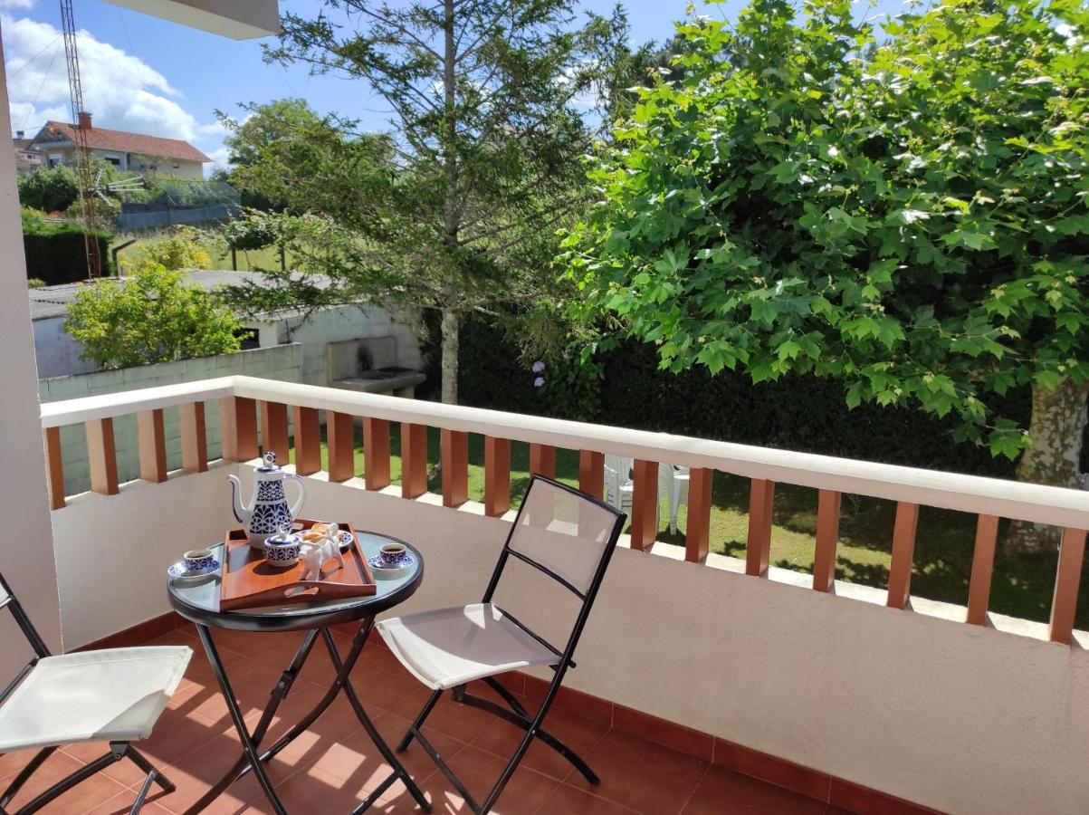 Precioso Piso En Playa America Con Jardin Privado. Нигран Экстерьер фото